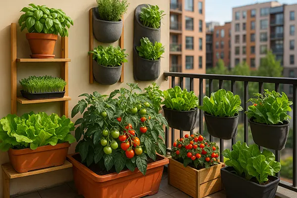 Urban tomato planter
