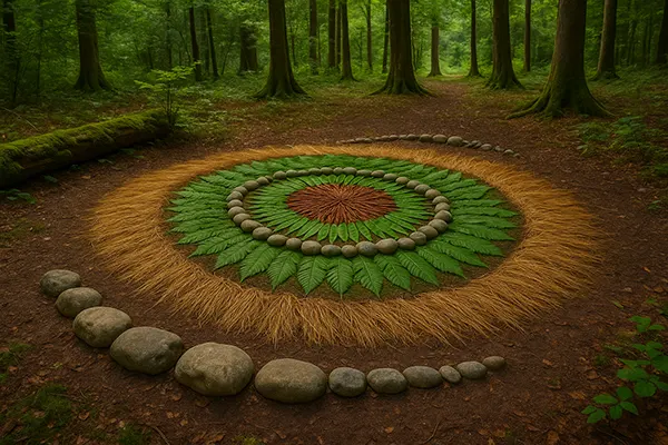 installation végétale artistique