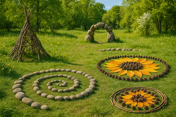 Outdoor nature artwork