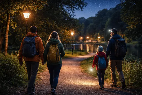 Itinéraire du soir sûr