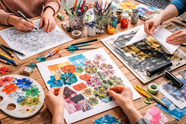 linear drawing pattern